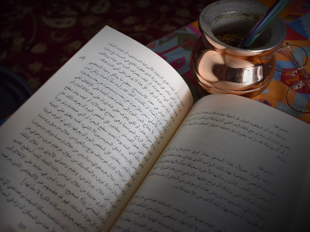 اقتباس من رواية شتيلر لماكس فريش يقول: نعيش في عصر الاستنساخ معظم ما يشكل وعينا الشخصي بالعالم لم نره بأعيننا